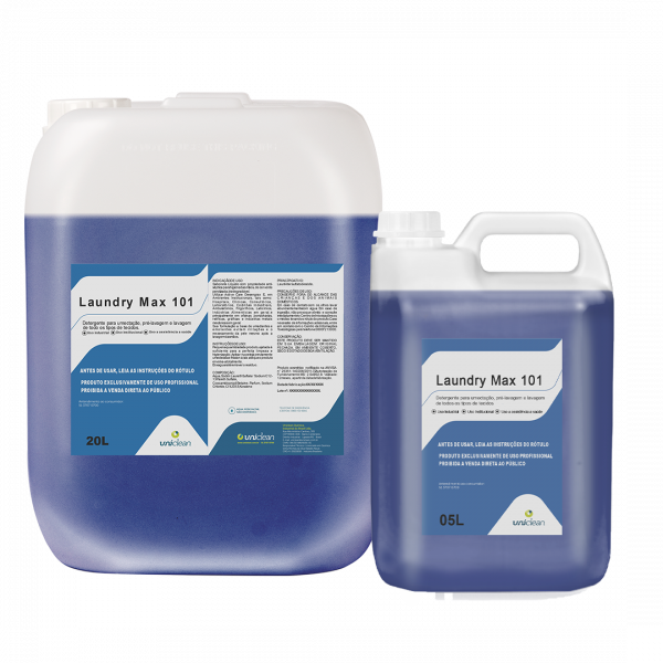Detergente especial para lavagem de tecidos – LAUNDRY MAX 101