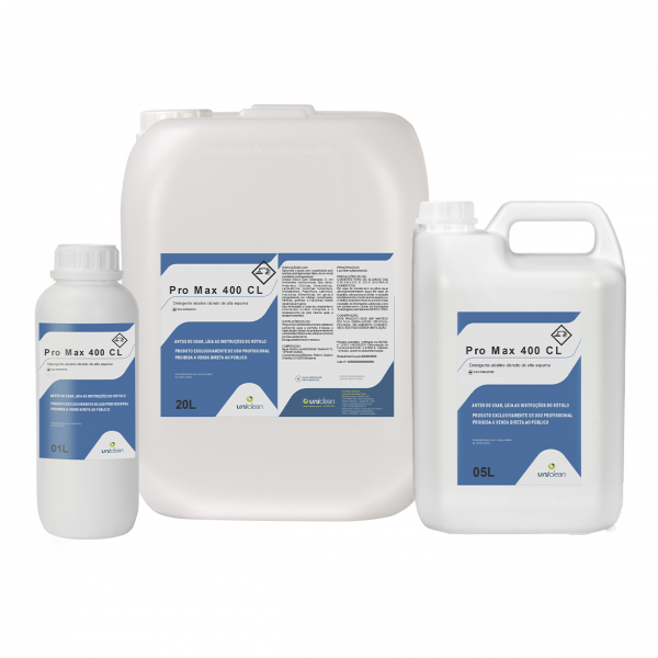 Detergente alcalino clorado – PRO MAX 400 CL