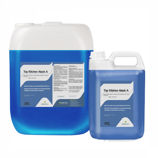 Detergente líquido amoniacal – TOP KITCHEN ATACK A